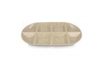 InSideOut Sagaform Ditte Keramik-Servierplatte 36 x 20 cm Beige