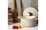 InSideOut Orrefors Jernverk Emaillierte Eisenpfanne 2.8L Creme