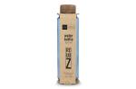 InSideOut Recycelte Glaswasserflasche ReuuZ mit Holzverschluss 650 ml Transparent hellblau