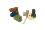 InSideOut Holzwürfel think iq puzzle Bunt