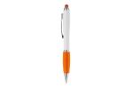 Kugelschreiber Hawaï Stylus weiß Orange/weiß