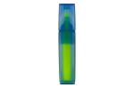 Textmarker aus R-PET-Material Blau/gelb