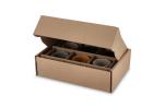 Custom made giftbox for 6 pcs mugs  34.7 x 24.3 x 9.9 cm Brown
