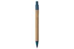 Ball pen bamboo with wheatstraw Aztec blue