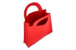 Filz-Geschenktüte 15 x 21 cm Rot