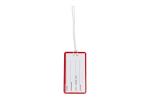 Luggage tag Red