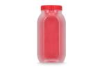 All-in-One Lunch Bowl Container with Sauce Compartment & Spoon-fork Red