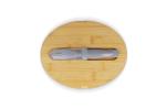 Lunchbox with bamboo lid and cutler Convoy grey