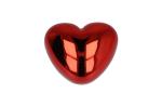 Metallic Heart Shape lipbalm Red