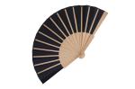 Hand fan wood &amp; R-PET Dark blue