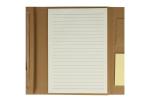 Recycled paper tri-fold stationary set Nature