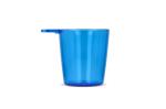 Festival-Shotglas mit Lanyard Transparent blau