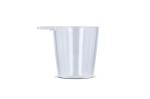 Festival-Shotglas mit Lanyard Transparent weiß