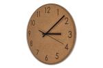 Wanduhr aus Kork Natur