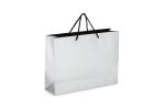 Papier Geschenktasche 40 x 12 x 30cm 200g/m² Silber