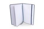 Notebook A5 PU with grid dot pages Dark blue