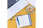 Notizbuch A6 aus PU Blau
