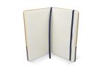 Notizbuch Jute R-PET Dunkelblau