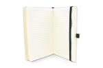 Notizbuch aus recycelter Baumwolle & R-PET A5 Schwarz