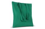 Tasche aus recycelter Baumwolle 140g/m² 38x42cm Dunkelgrün