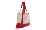 Beach bag cotton canvas OEKO-TEX® 280g/m² 42x10x30cm 