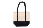 Shopping bag OEKO-TEX® cotton 140g/m² 40x10x35cm Black
