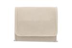 Cooler bag 100% cotton exterior square 22x18x18cm Ecru