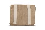 Cooler bag jute square 22x18x18cm Ecru