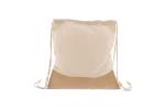 Drawstring bag Jute with cotton cords 38x41cm Ecru