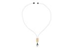 R-PET Kordel-Lanyard Weiß