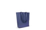 Einkaufstasche Bio-Baumwolle farbig lang 270g/m² 42x12x43 cm Dunkelblau