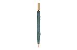 Stick umbrella 25” R-PET straight handle auto open Dark green