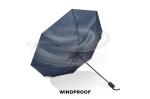 Taman Pongee 21" Faltbarer windproof Regenschirm Auto open & close Dunkelblau