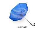 Verdure 190T Pongee 23" windproof Hakenschirm Auto open Blau