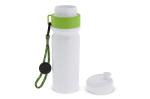 Sports bottle with edge and cord 750ml Frog/white