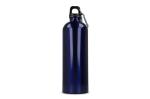 R-Edelstahl einwandige Flasche mit Karabiner 750ml Dunkelblau