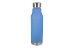 R-PET Flasche gefrostet 600ml Beige/blau