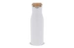 Isolier-Flasche mit Bambusdeckel, 500ml 