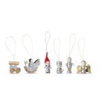 HELSINBORG Set of 6 Xmas decoration Multicolor