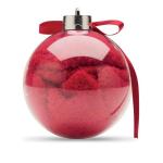 SNUG L Santa socks in bauble ornament Red