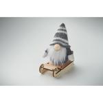 FROSTY SLEIGH Gnome on wooden sleigh Convoy grey