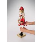 SUPER JOLY Large wooden nutcracker Red