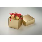 BELLES Christmas bauble gift box Goldyellow
