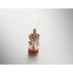 WHIRL Wooden carousel ornament Goldyellow