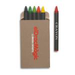BRABO Carton of 6 wax crayons Multicolor