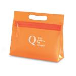 MOONLIGHT Transparent cosmetic pouch Orange