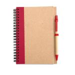 SONORA PLUS B6 recycled notebook with pen 