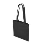 TOTECOLOR Einkaufstasche aus Vliesstoff Schwarz