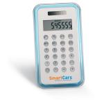 CULCA 8 digit calculator Transparent blue