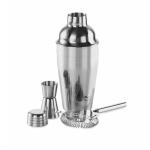 FIZZ Cocktail-Set mit Shaker Silber glänzend